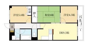 ユニライフ新田辺の物件間取画像